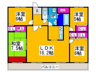 ルミナ２１の物件間取画像